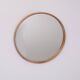 Vintage Round Mirror solid Pine 1960s Holland