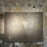 Georges Ferrato - Brutalist painting Cement on canvas