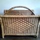Porte revue vintage en osier