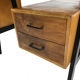Vintage desk in birch veneer of years 60