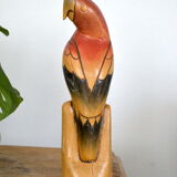Wooden parrot