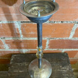 Tulip Foot Ashtray Chrome Metal + Glass Balls + Vintage Ashtray