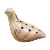 Pique fleur colombe en grès des grottes de Dieulefit