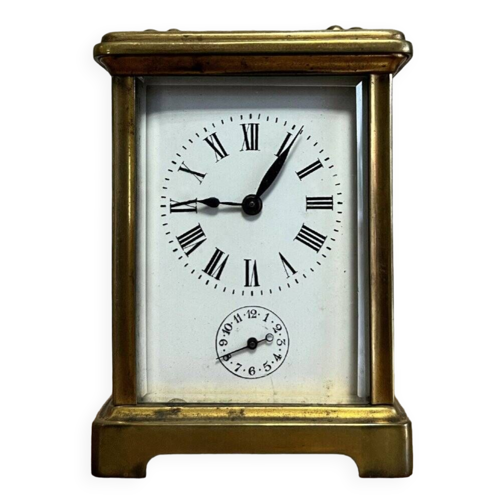Officer's Clock In Gilt Bronze Napoleon III Period