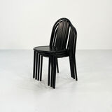 Set of 4 chairs Nr 222 by Robert Mallet Stevens for Pallucco Italia, 1980