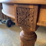 Art Deco oval table