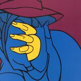 Poster exhibition ADAMI in Caen (1980).