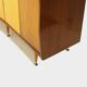 Vintage mid century modern 4-door design Wardrobe in Maple and Teak, 1950s