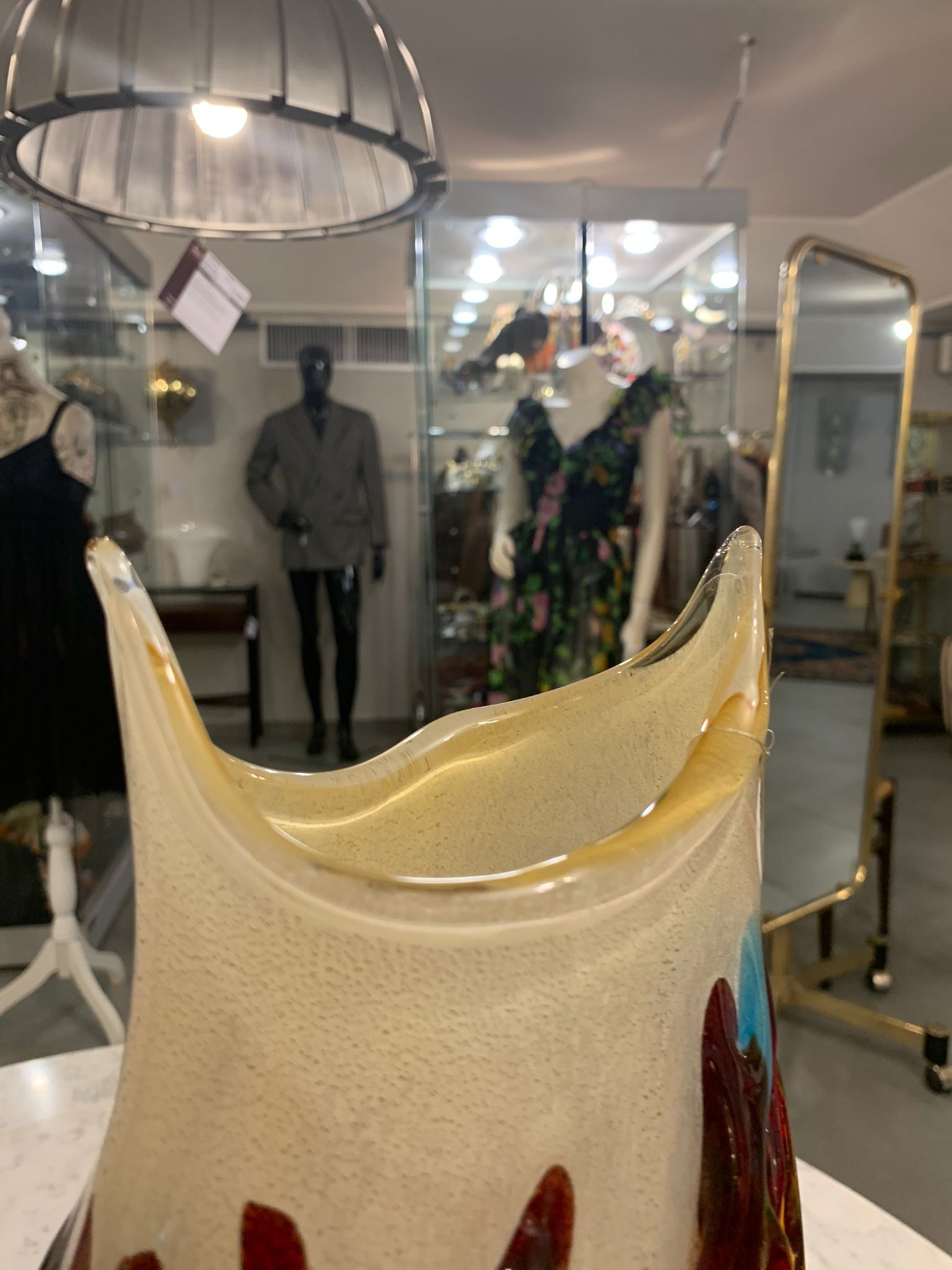 Murano glass sculpture vase Sergio Costantini