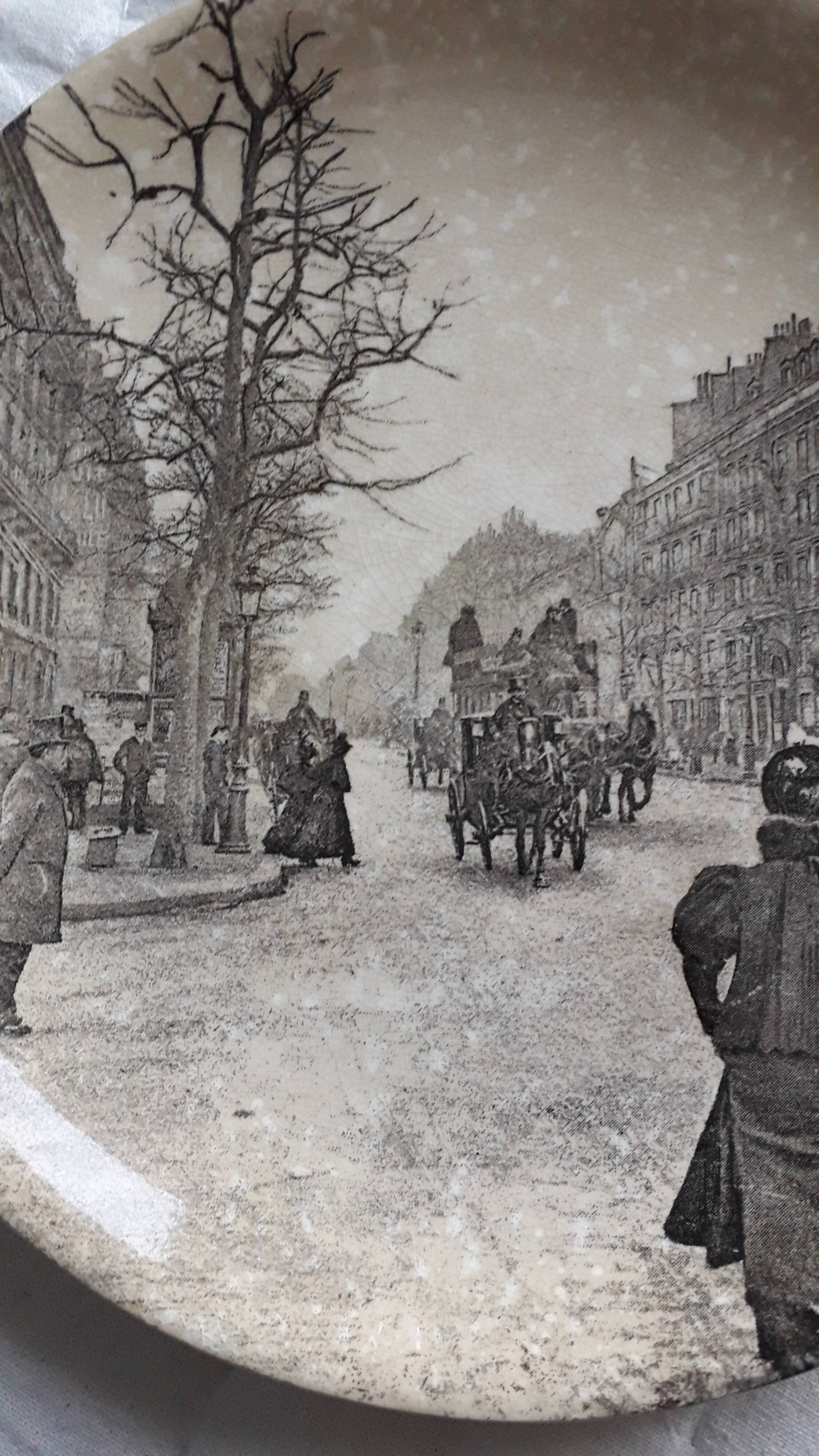 Decorative plate HBC CHOISY LE ROY