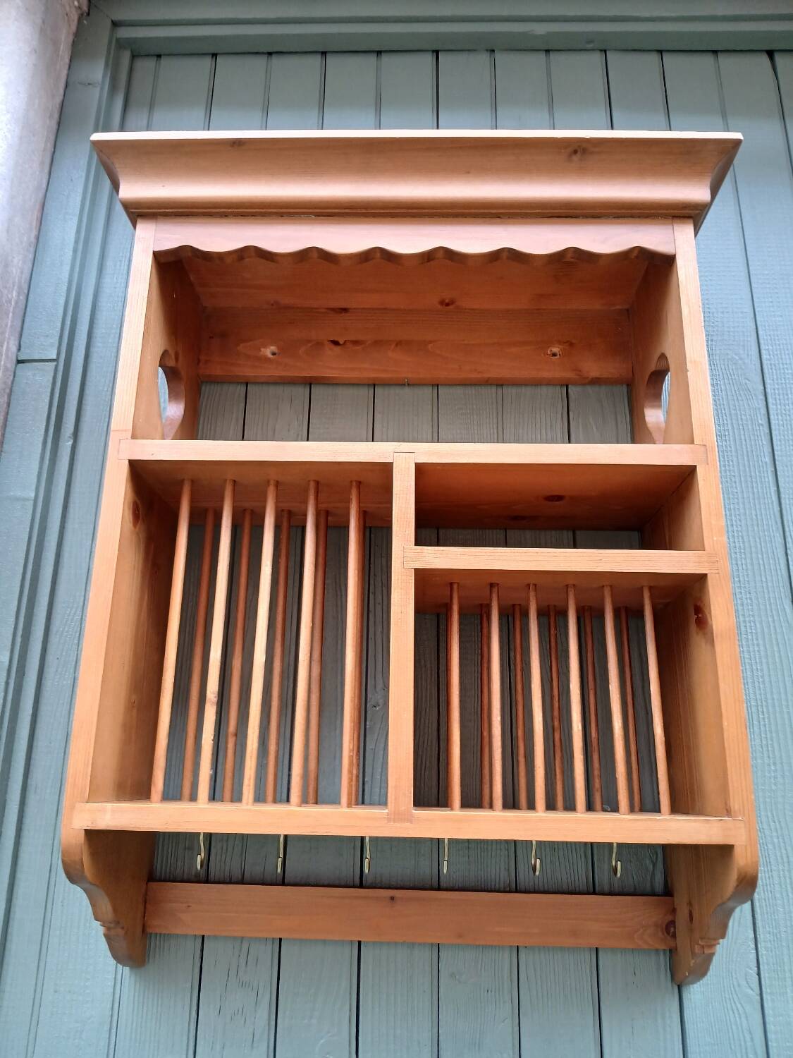 Wooden wall shelf/dresser