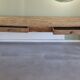 19th-century farmhouse table in pine