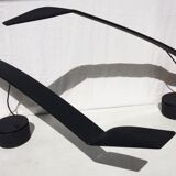 Desk lamp Dove design Mario Barbaglia & Marco Colombo italianaluce vintage 80