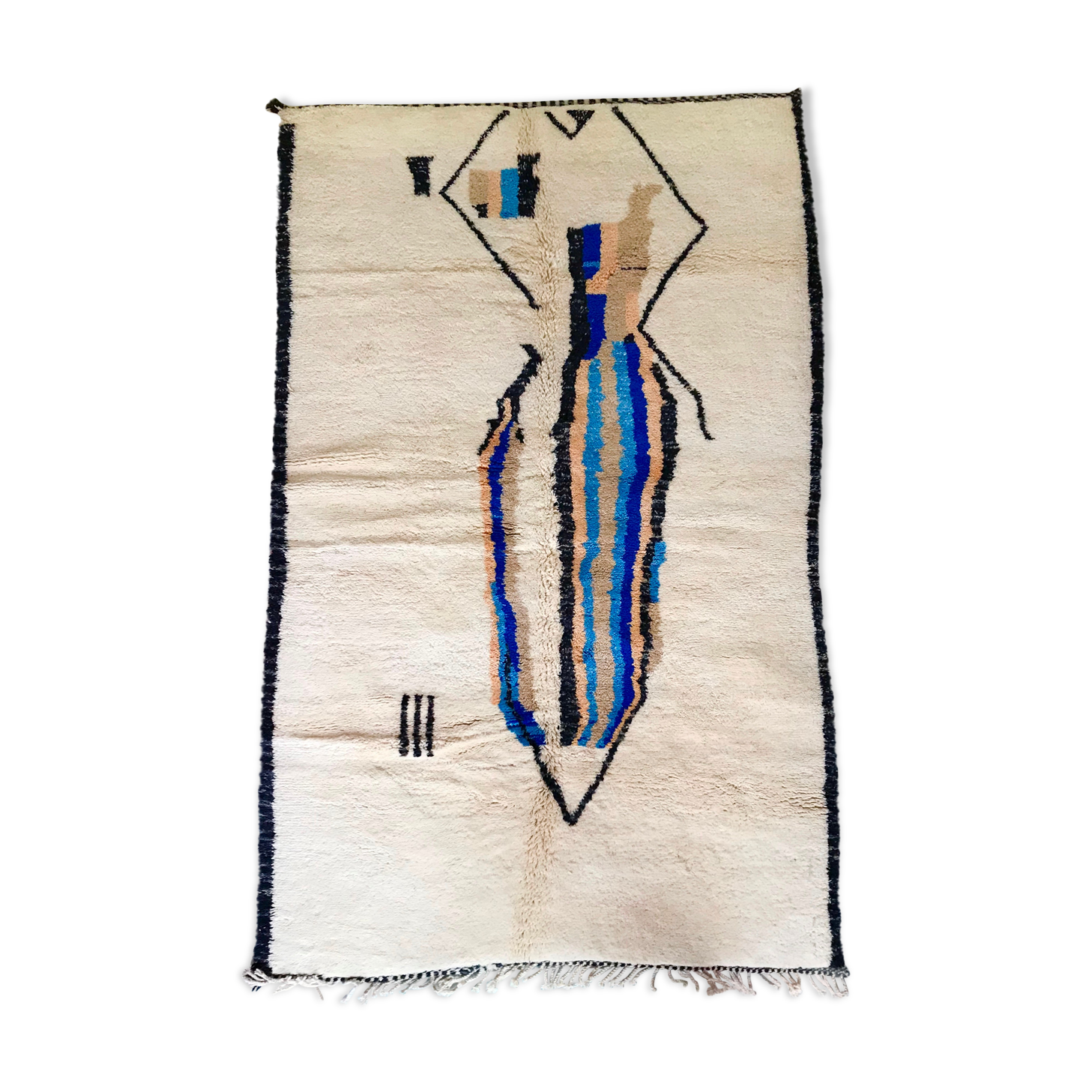 Tapis Marocain Moderne Beni Mrirt