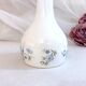 Fine porcelain soliflore vase with floral decoration England Staffordshire