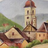 Oil on canvas signed
