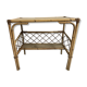 Bureau en rotin et osier