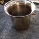 Silver metal champagne bucket