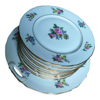 Porcelain dessert set