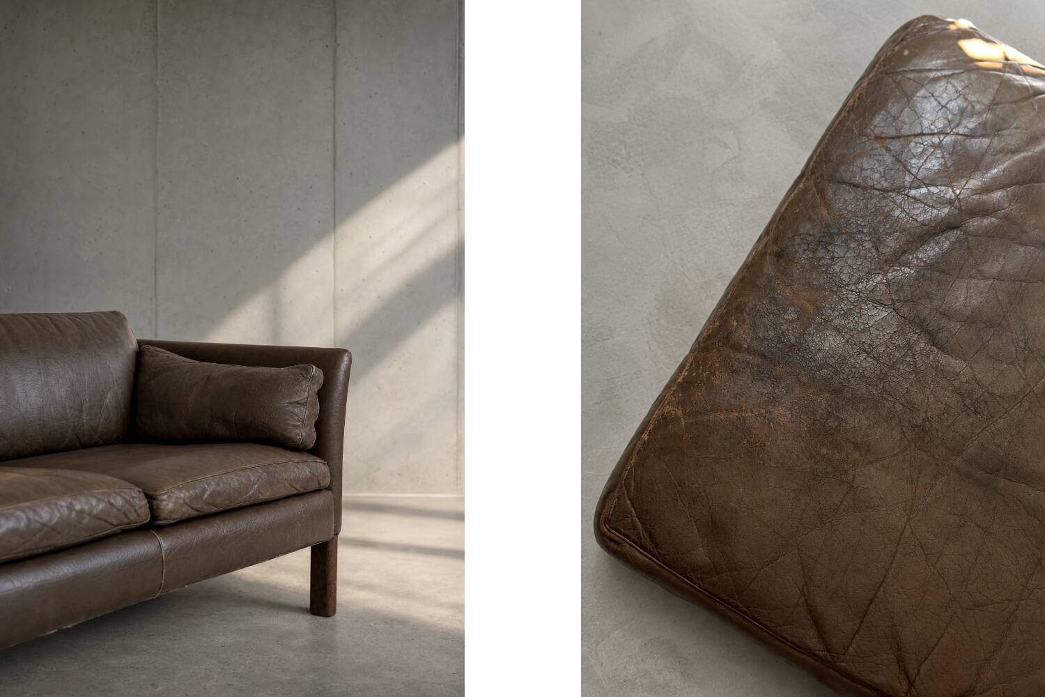 Mid-Century Modern Vintage Leather Cromwell Sofa by Arne Norell, 1960s