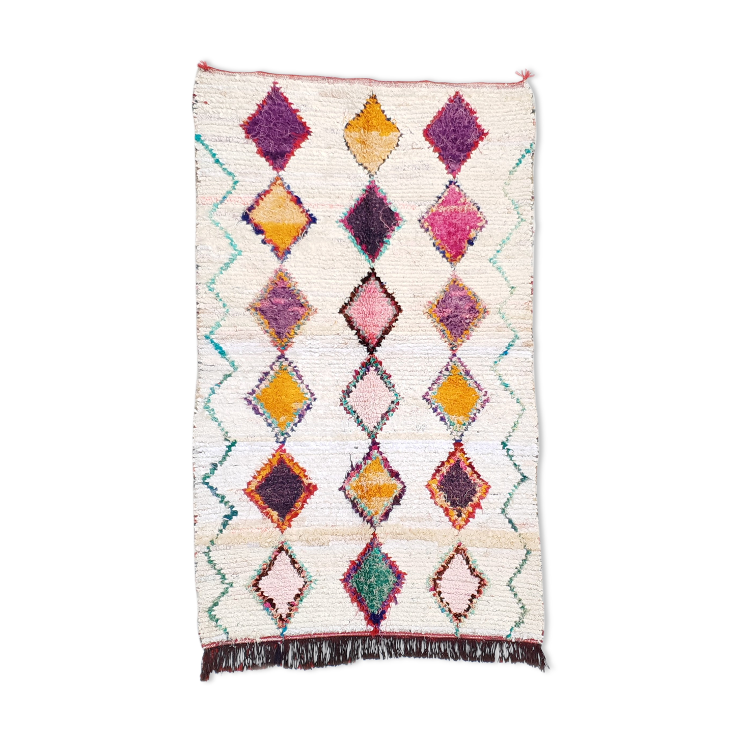 Vintage rug boucherouite 205x120 cm