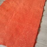 Pelfran rug, red zigzag, vintage 70s