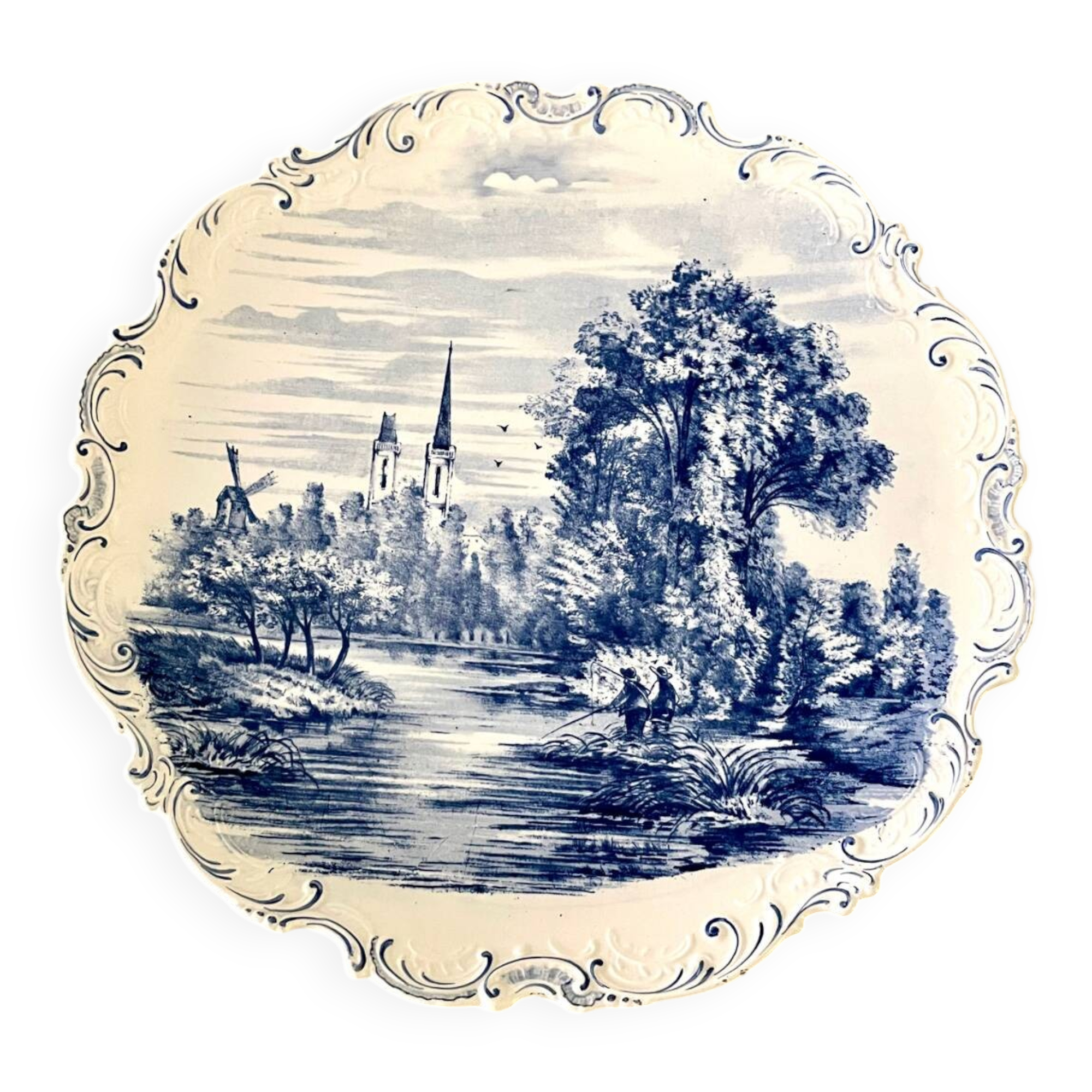 Very old Villeroy Boch decorative plate in perfect condition