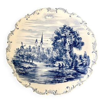 Assiette décorative très ancienne Villeroy  Boch parfait état