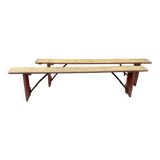 Pair of folding benches