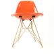 Orange Eiffel Base Chair By Charles And Ray Eames For Herman Miller, 1960s