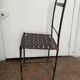Chaise en fer forgé ancienne