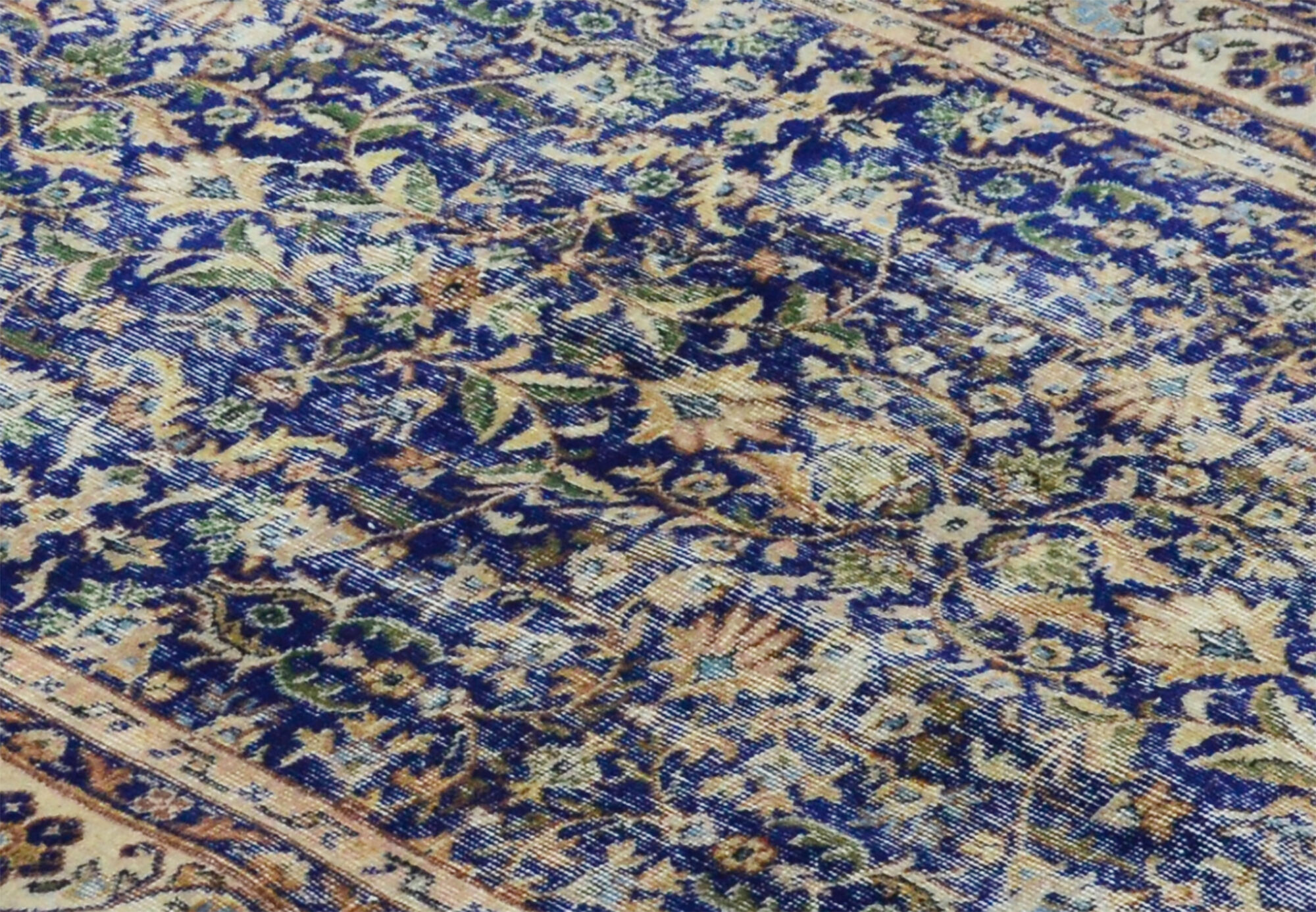 Anatolian handmade vintage rug 246 cm x 154 cm