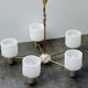 Lustre suspension Vintage Design Perplex 5 feux