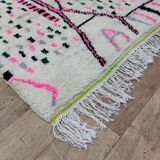 Handmade wool Berber rug 300 X 190 CM