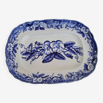 Oval dish Jules Vieillard Bordeaux model Volubilis