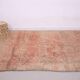 Peach Vintage Moroccan Rug 203 x 331 cm, Berber Shag Rug, Handmade Boho Rug