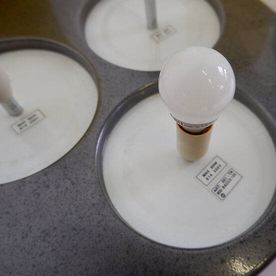 Italian Murano Glass Table Lamp 'Bacco 1-2-3' by Gido Rasati for ITRE - 1980s