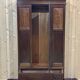 Early 20th century English wardrobe in mahogany