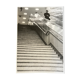 Photograph black and white silver print circa 1970 metro