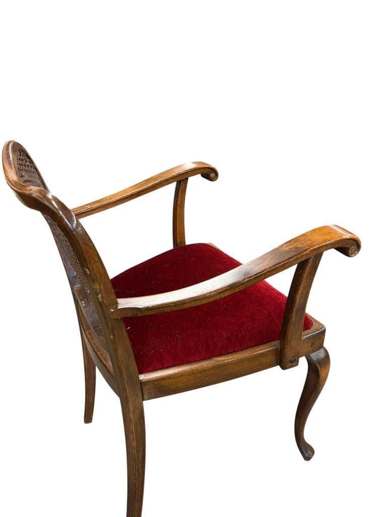 Fauteuil vintage en bois / une place / fauteuil lounge baroque