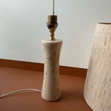 Vintage travertine lamp