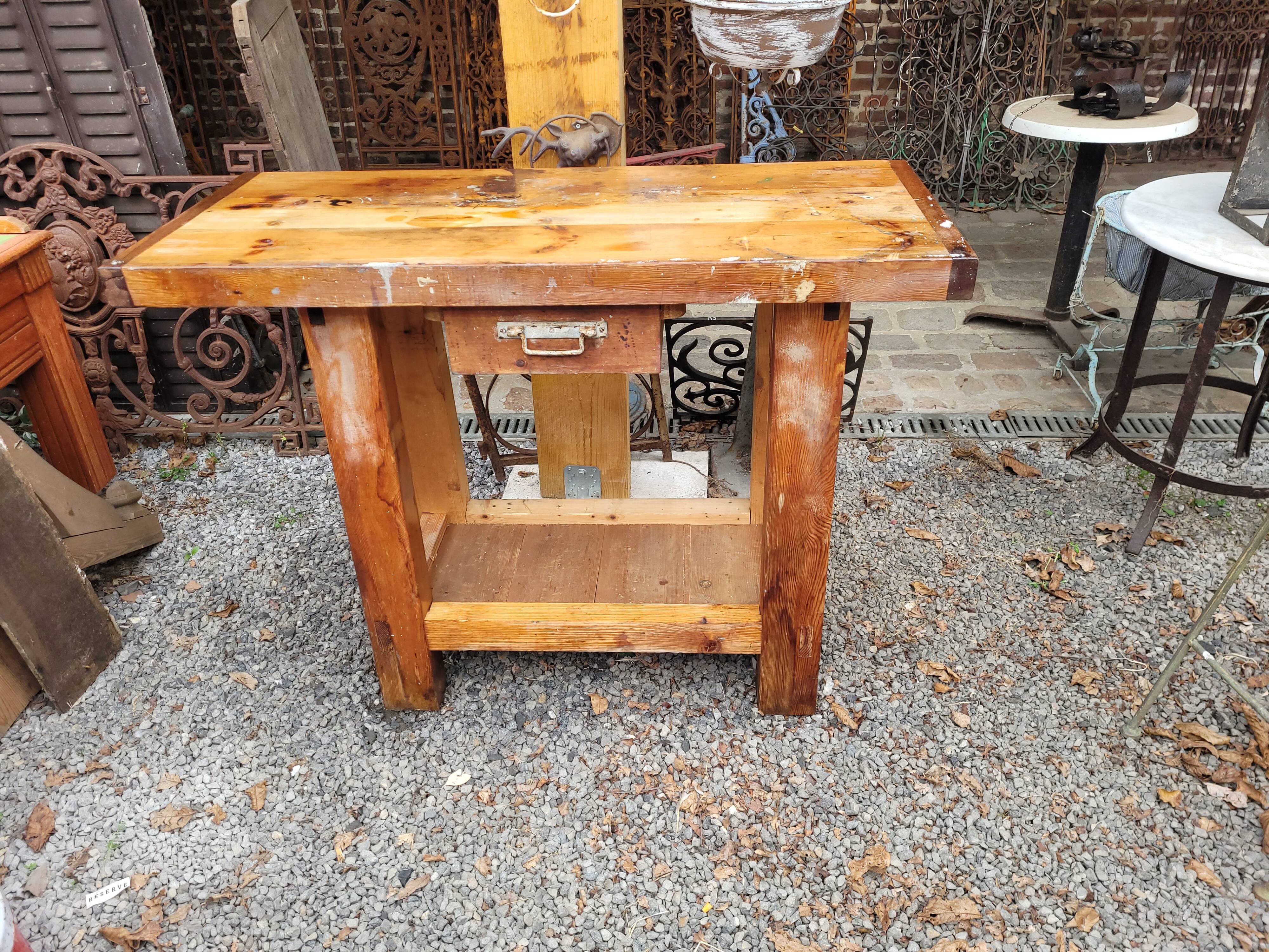 Carpentry or cabinetmaker's workbench, 120 long