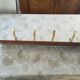 vintage coat rack with 6 hooks