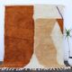 Small wool rug from Oued Zem, size 100 x 200 cm