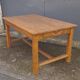 Oak drawer farmhouse table