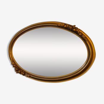 Art Deco oval mirror