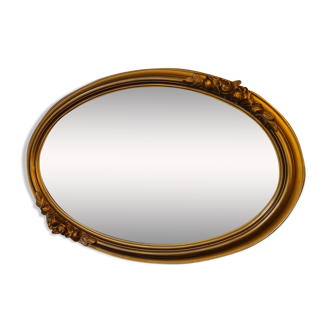 Art Deco oval mirror