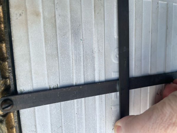 Vide-poche ancien en bronze faïence Gien