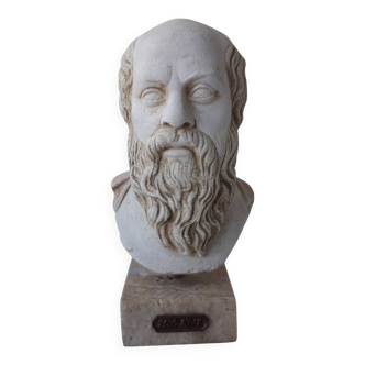 Buste en plâtre Socrate