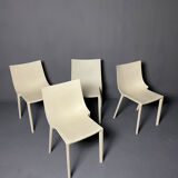 4 garden chairs Driade BO by Philippe Starck